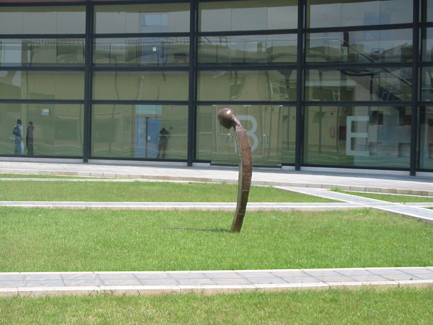 Giuseppe D'Angelo scultura opera in ferro 