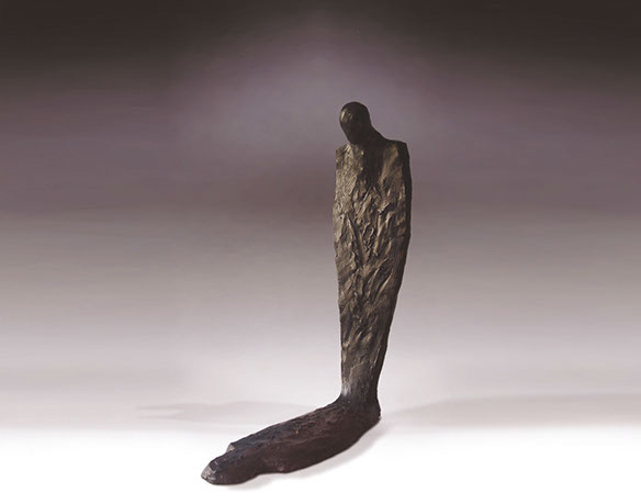 Giuseppe D'Angelo scultore opera in bronzo e tormalina nera