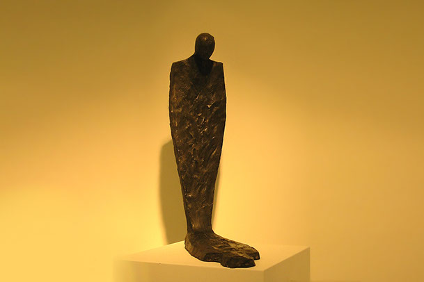 Giuseppe D'Angelo scultore opera in bronzo e tormalina nera