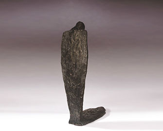 Giuseppe D'Angelo scultore opera in bronzo e tormalina nera