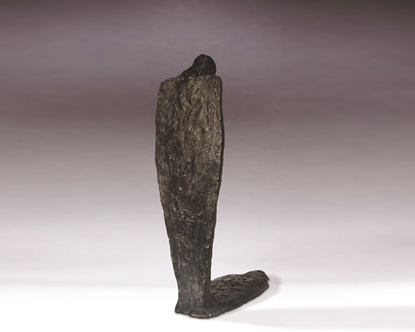 Giuseppe D'Angelo scultore opera in bronzo e tormalina nera