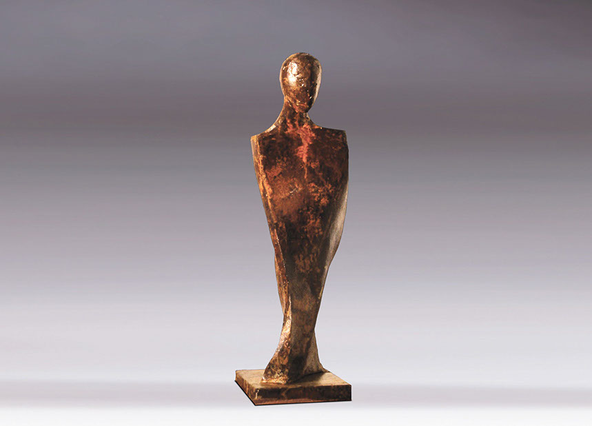 Giuseppe D'Angelo scultore opera in ferro 