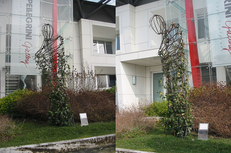 Giuseppe D'Angelo scultura in ferro pellegrini giardini