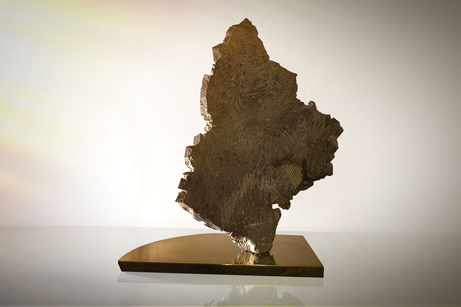 sculpture in black marble