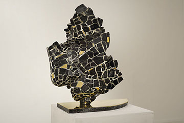 Giuseppe D'Angelo scultore opera in bronzo e tormalina nera