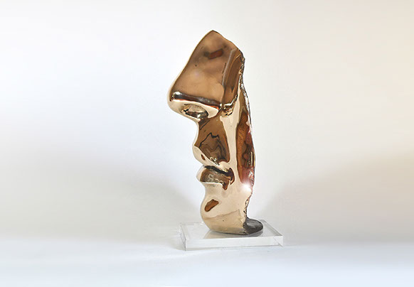 Giuseppe D'Angelo scultore opera in bronzo e tormalina nera