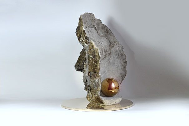 Giuseppe D'Angelo scultore opera in bronzo e tormalina nera