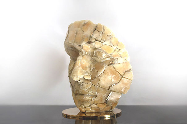 Giuseppe D'Angelo scultore opera in bronzo e tormalina nera