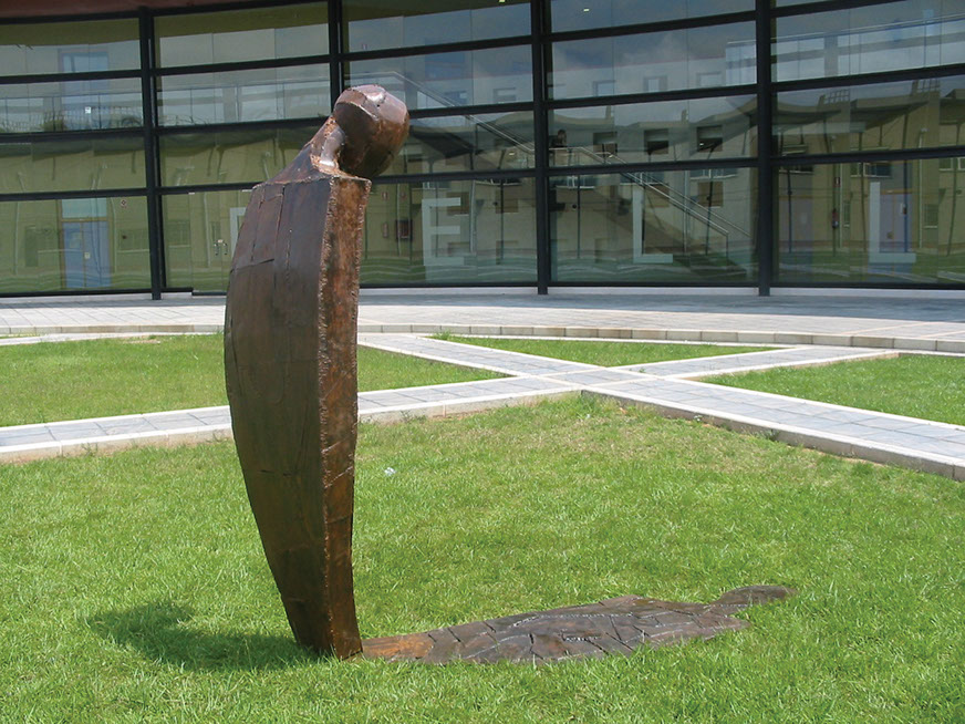 Giuseppe D'Angelo scultura opera in ferro 