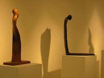 Giuseppe D'Angelo scultore opera in bronzo e tormalina nera