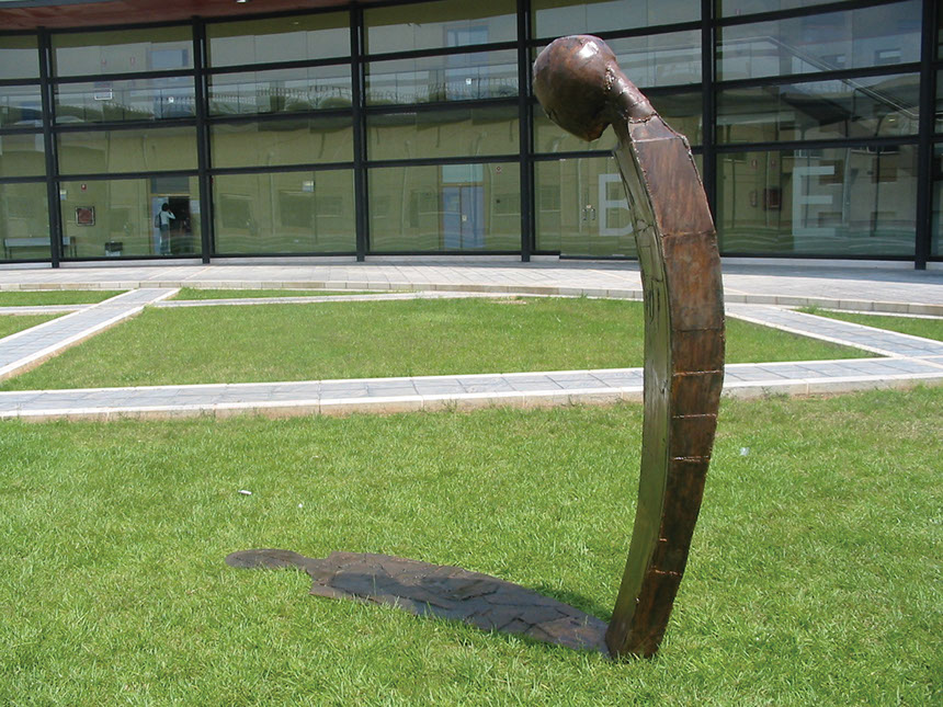 Giuseppe D'Angelo scultura opera in ferro 