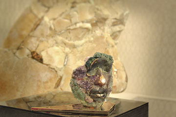 Giuseppe D'Angelo scultore opera in bronzo e tormalina nera