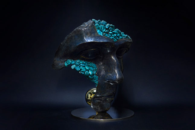 Giuseppe D'Angelo scultore opera in bronzo e alabastro