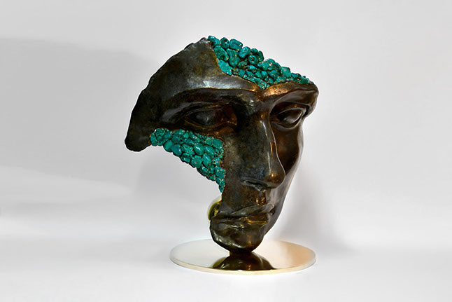 Giuseppe D'Angelo scultore opera in bronzo e alabastro