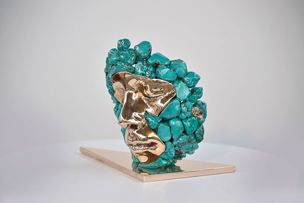 Giuseppe D'Angelo scultore opera in bronzo e alabastro